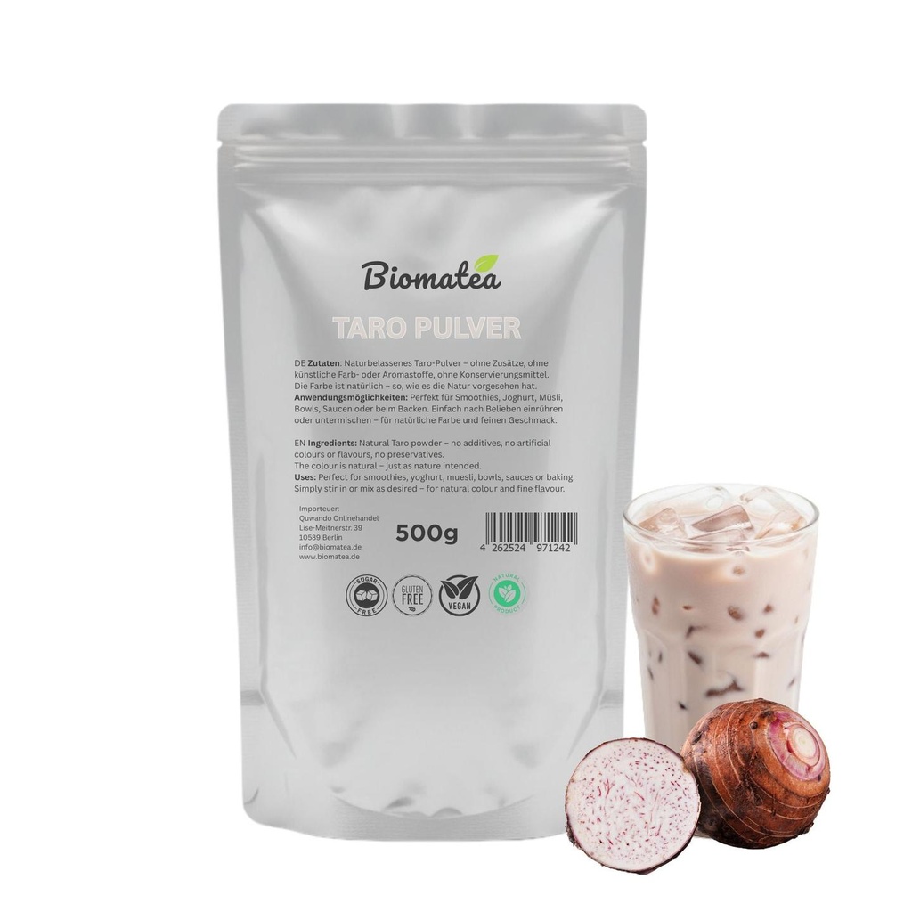 Taro Pulver Premium Qualität naturbelassen & rein, 500g