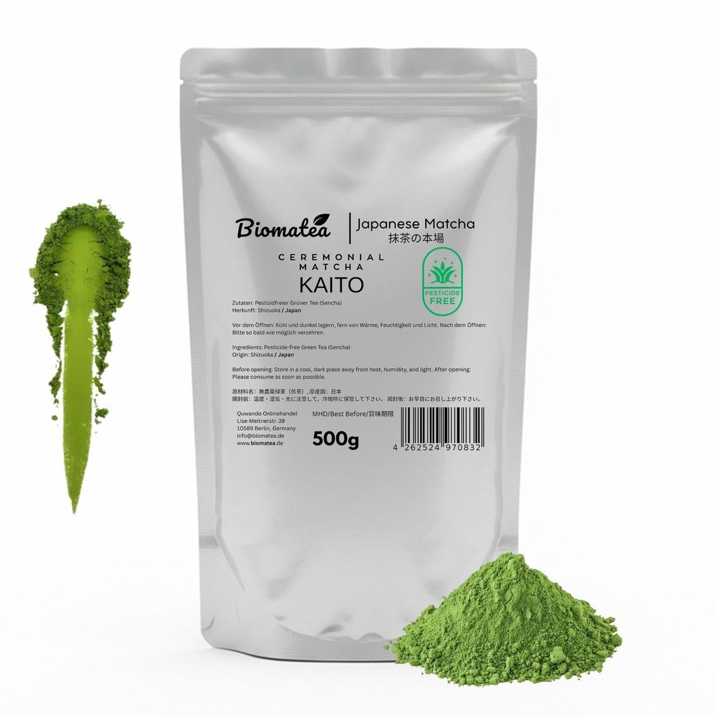 Ceremonial Matcha Pulver aus Shizuoka Japan, 500g