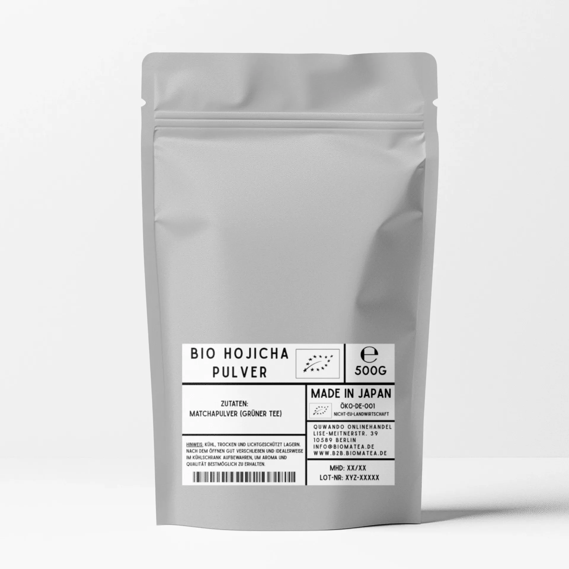 Bio Hojicha Premium Pulver, 500g