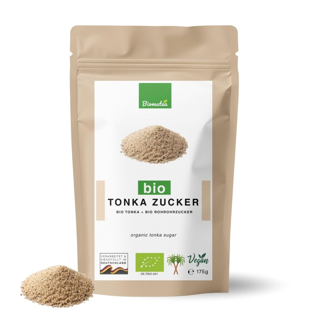 Bio Tonka Zucker Aromatischer Tonkabohnen Zucker, 175g
