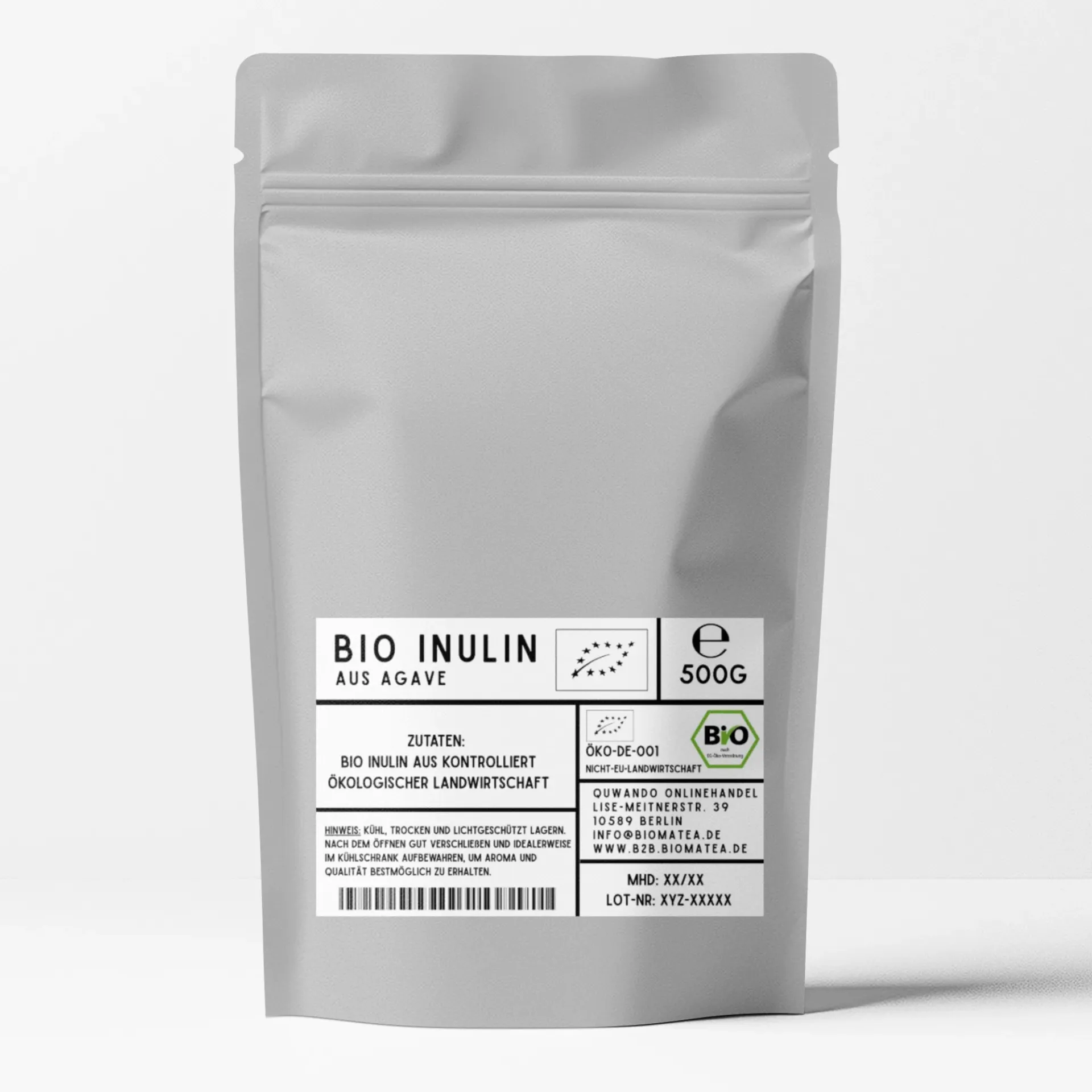 Bio Inulin aus Agave, 500g
