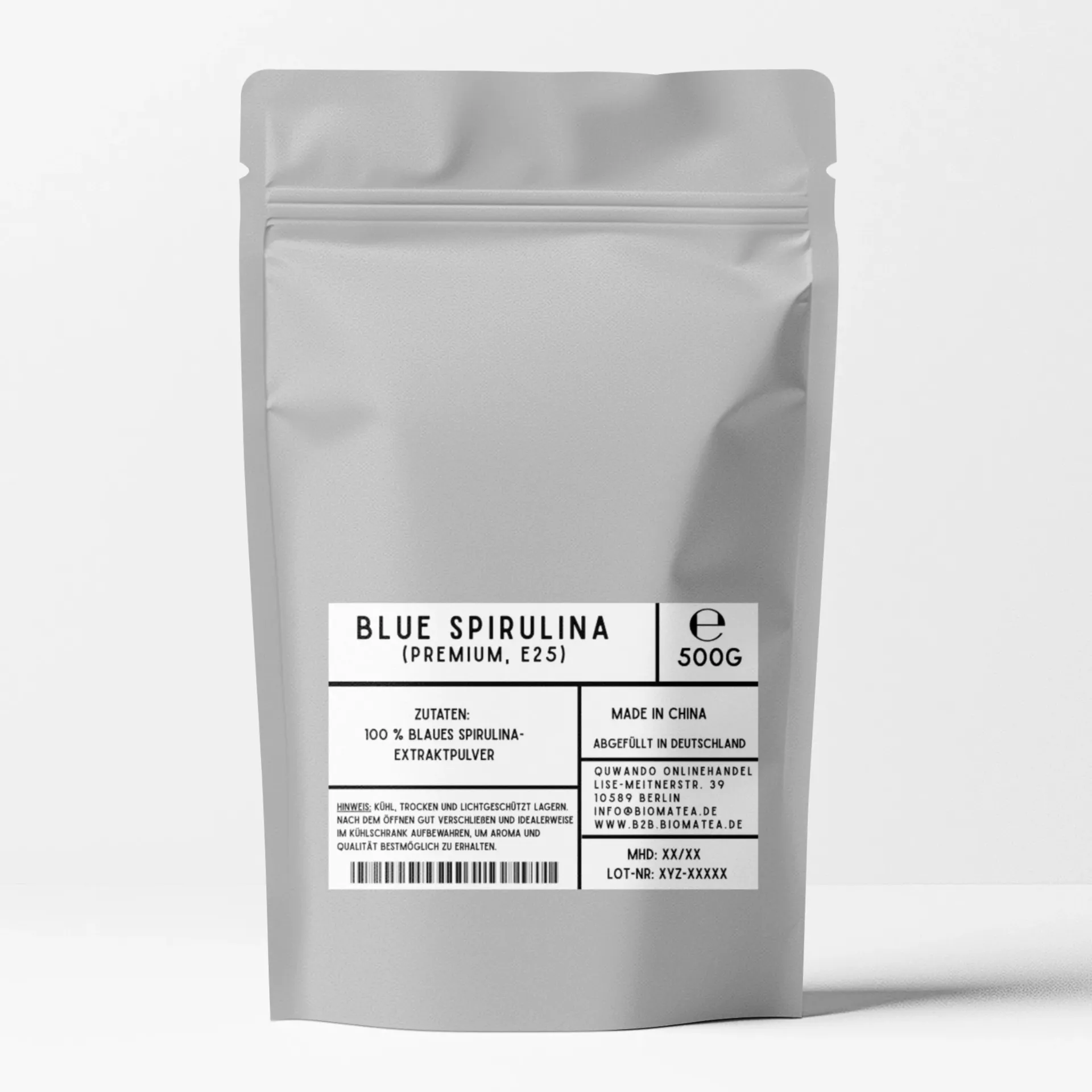 Blue Spirulina, Wasserlösliches Phycocyanin, Vegan