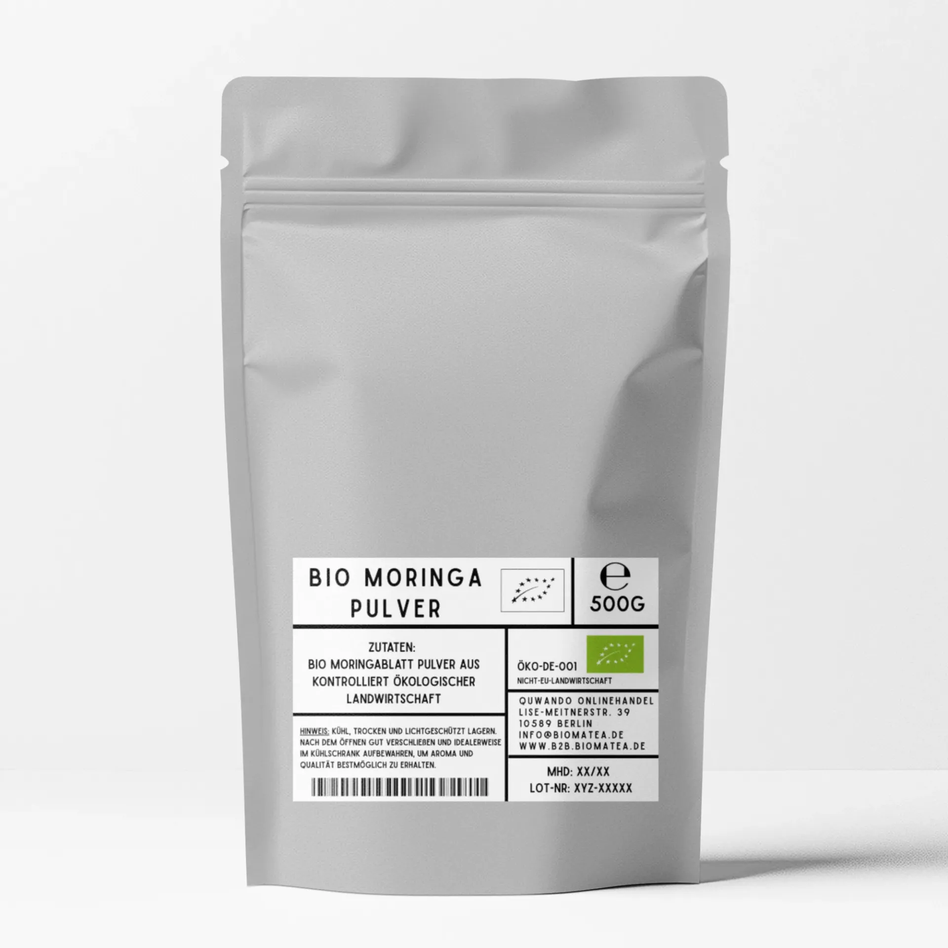 Bio Moringa Pulver, 500g