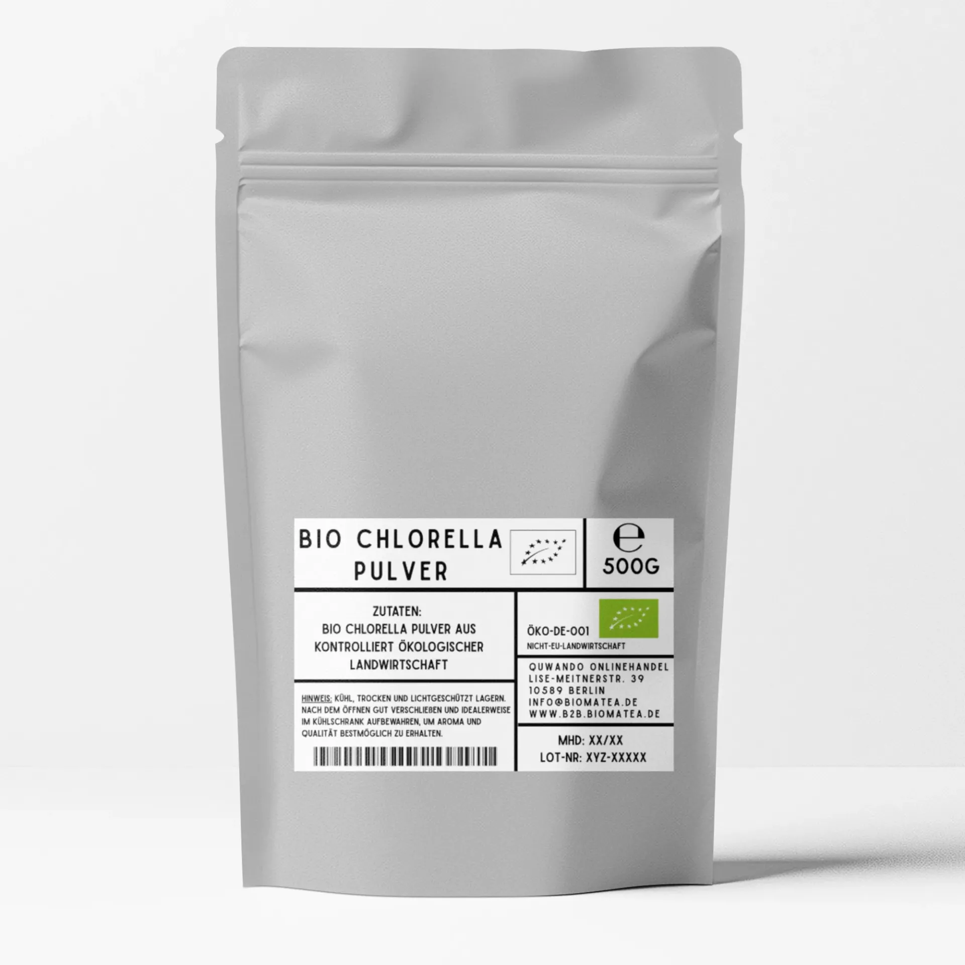 Bio Chlorella Pulver, 500g