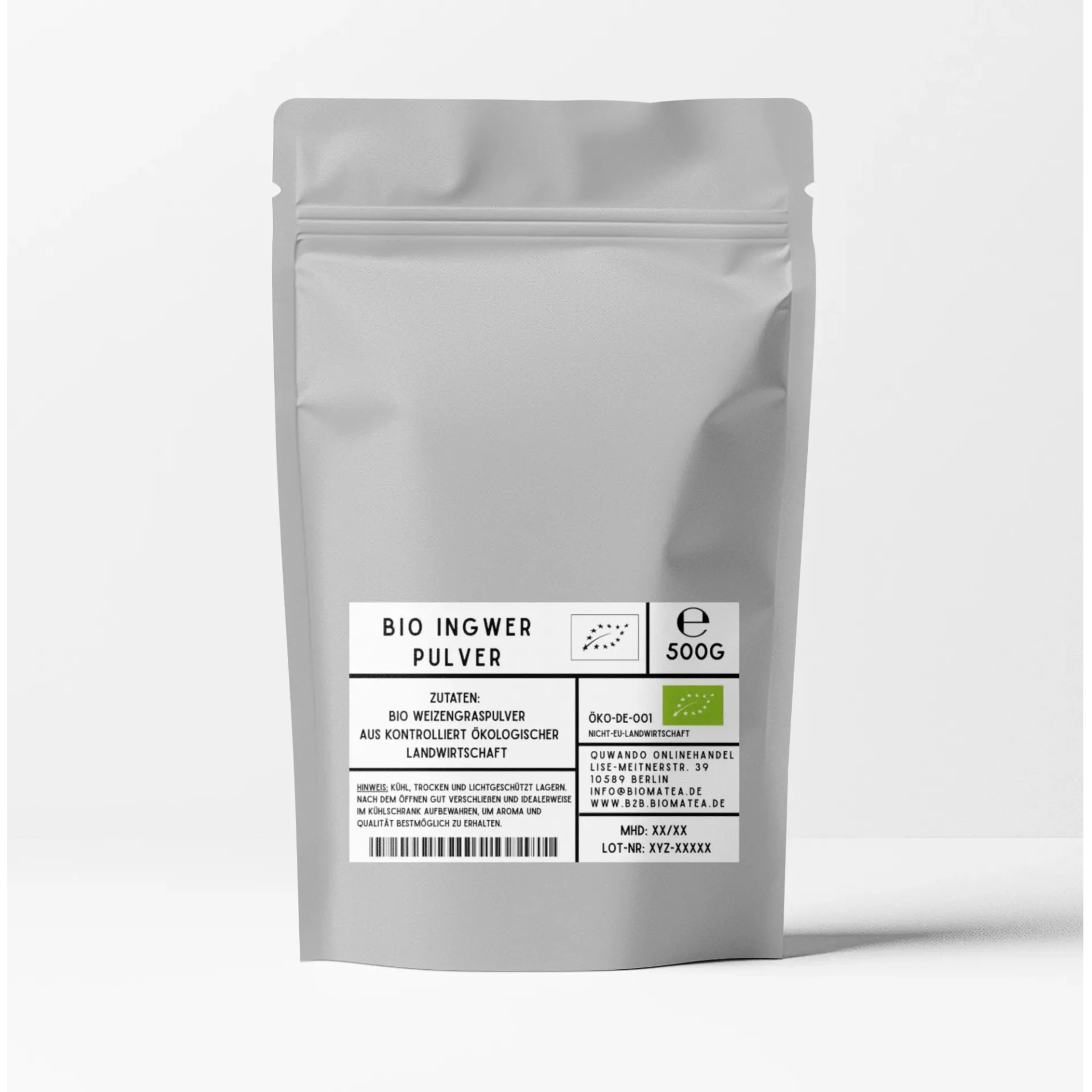 Bio Ingwer Pulver, 500g