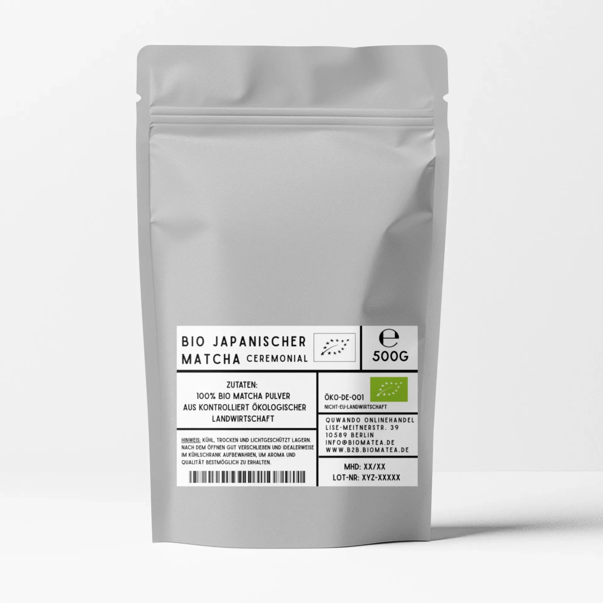 Bio Ceremonial Matcha aus Kagoshima Japan, 500g